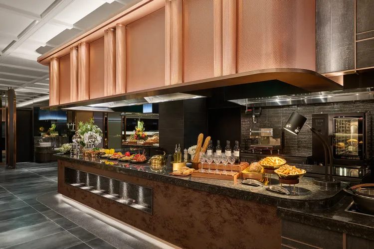 台北漢來大飯店重點之一島語自助餐廳。漢來提供