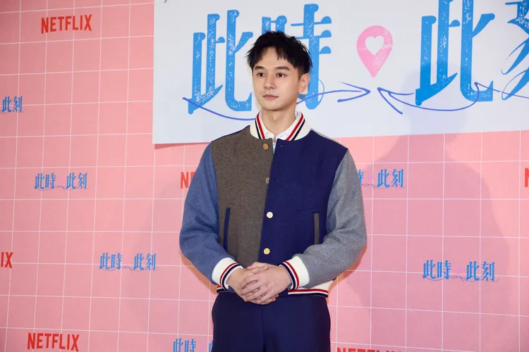 張軒睿談男男吻。彭欣偉攝