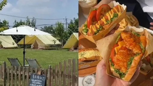 最強網美景點!超唯美蒙古三角帳篷 漢堡大到一口塞不下