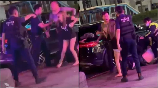 警棍壓制「茶碗蒸猴子」　網讚：警員狂K「啪啪啪」好紓壓