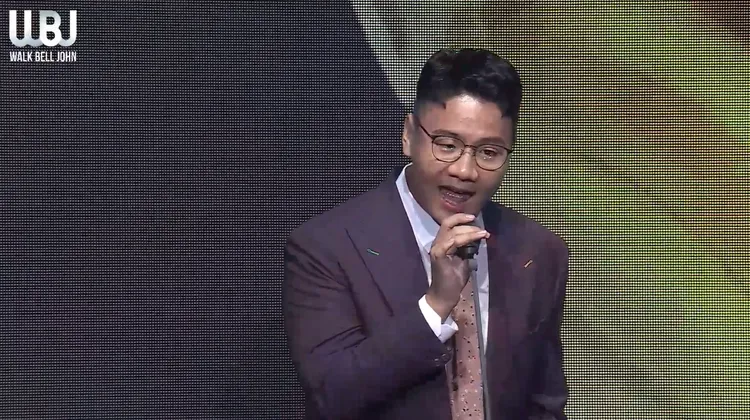 阿翰現場秀「淫叫聲」。翻攝走鐘獎頒獎典禮YT