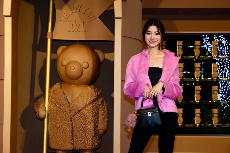 韓菲出席開幕活動。彭欣偉攝