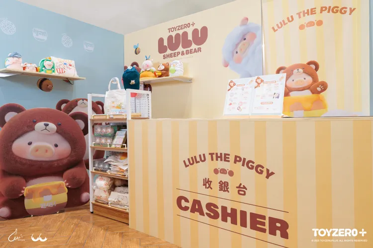 罐頭豬LuLu軟綿綿秋日限定店主題場景。業者提供