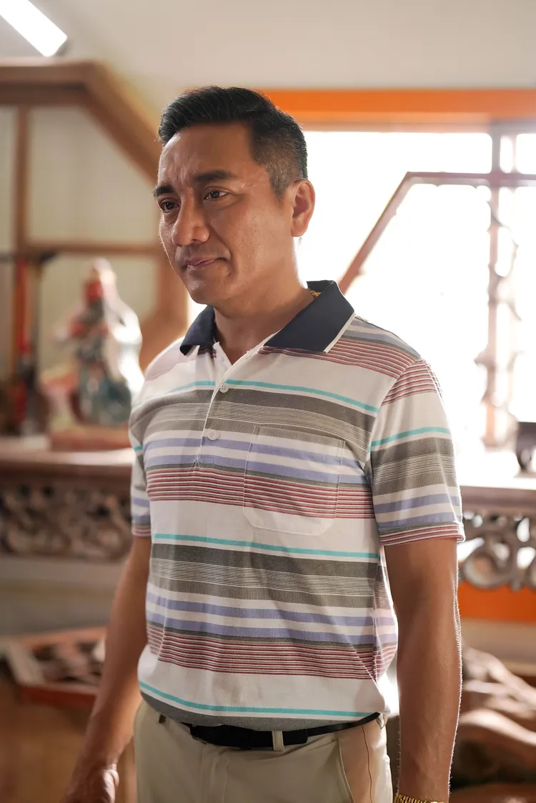 民雄拍哭戲不靠眼藥水。華視提供