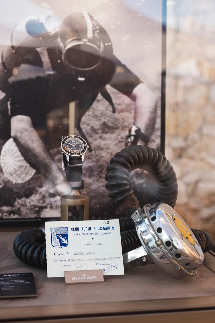 發布會上還展出世上首只五十噚腕錶。品牌提供