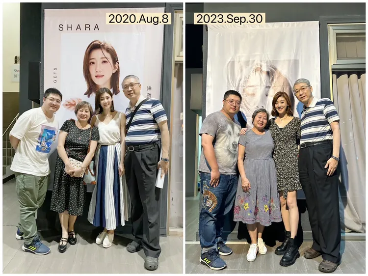 林逸欣全家到場力挺。鑫羽工作室提供