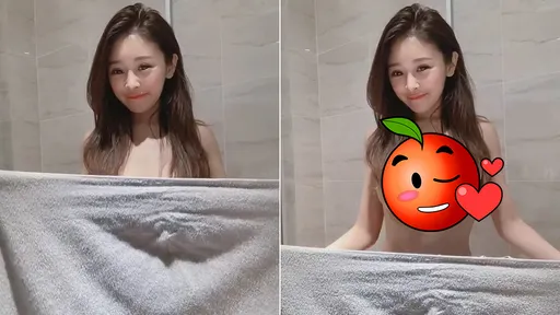 護理女神「一絲不掛秀雙峰」 沒浴巾還有它!粉絲:再調皮一點