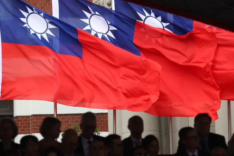 國慶大會現場。彭欣偉攝