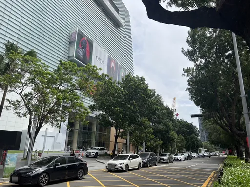 台中颱風假有風無雨！各大百貨都營業　長長車龍排周年慶