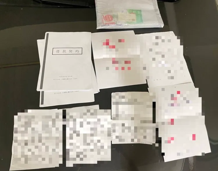 大學生簽合約賺五千，收到債務催繳才知上當。讀者提供