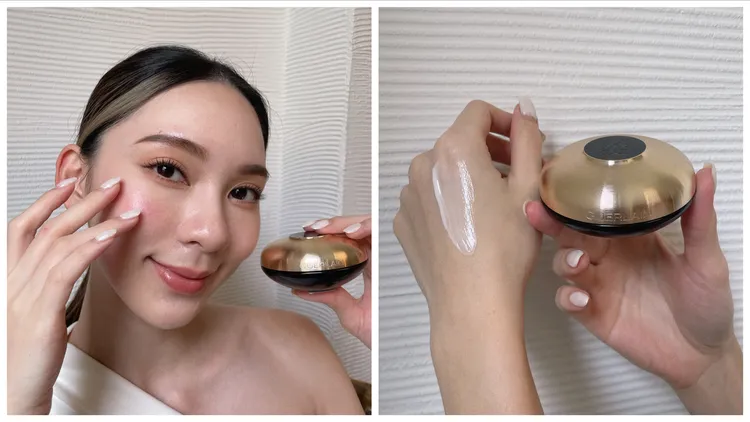 蘭鑽極萃氧生豐潤霜50ml／1萬9500元、補充瓶50ml／1萬6600元。張家玲攝