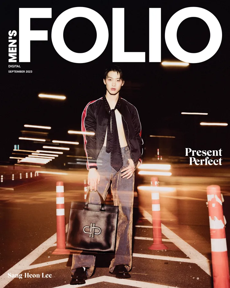 李相憲拍攝雜誌封面。品牌提供