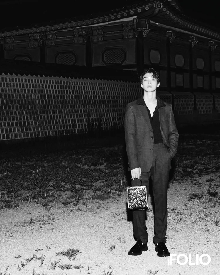 李相憲拍攝雜誌封面。品牌提供