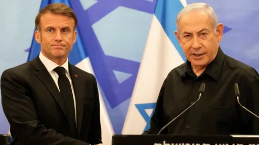 馬克宏平衡外交出訪以巴 籲組國際聯盟對抗哈瑪斯