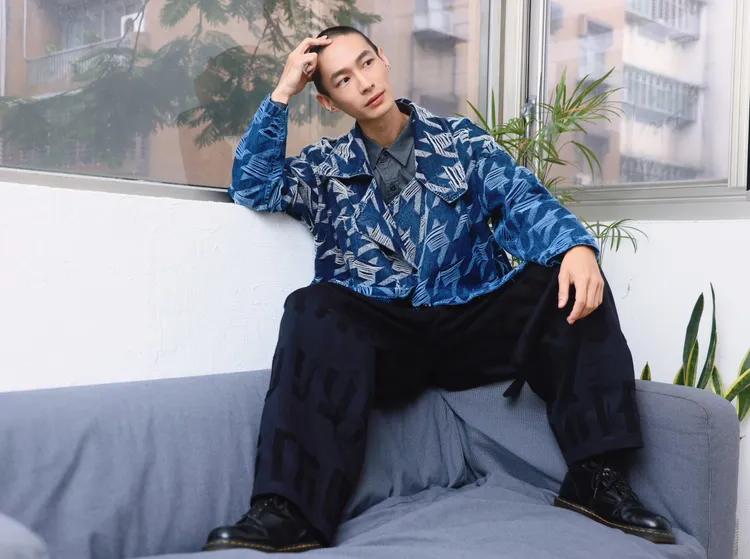 黃河有陰陽眼，還有小法師之稱。彭欣偉攝