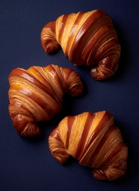 傳統可頌的造型獨特，考驗師傅的發酵和整形功力。主辦單位提供