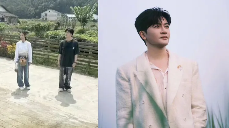 蘇有朋（右）再次上節目挺好友林心如。翻攝劇綜少女菜小葵微博、蘇有朋微博