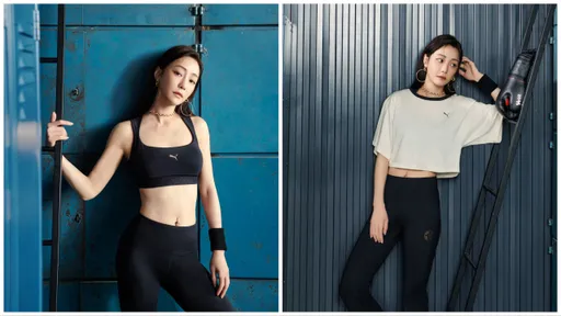 謝欣穎穿這雙練就精實身材! PUMA氮氣訓練鞋新色漾藍、乾燥玫瑰浪漫登場