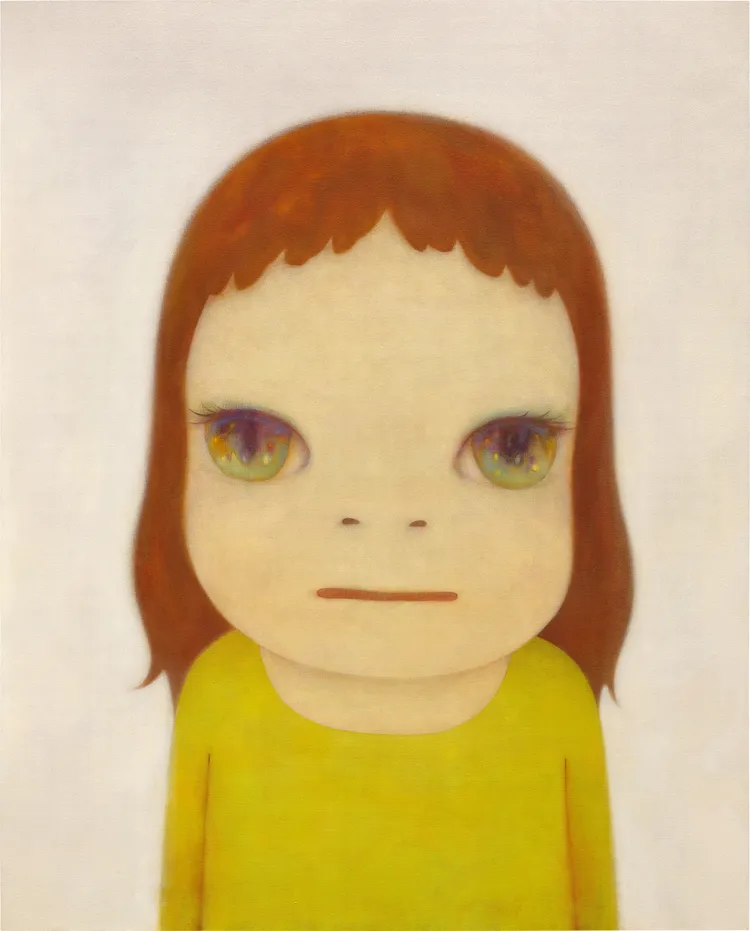 奈良美智2006年創作的《不就是不》，以6553萬元港幣（約2億6957萬元台幣）成交。富藝斯提供