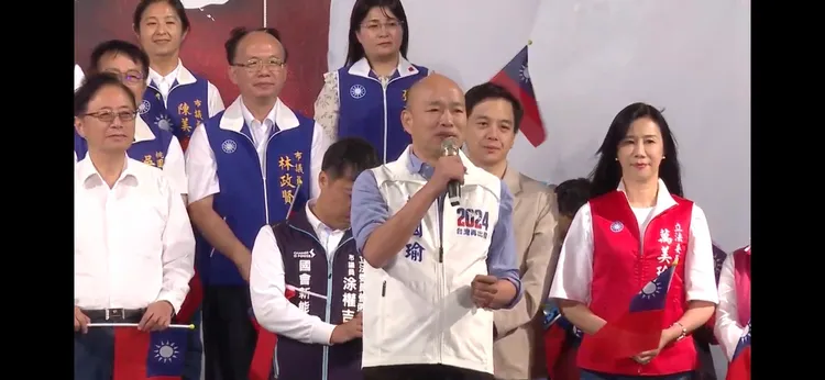 韓國瑜致詞。翻攝畫面