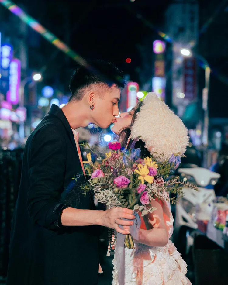 宇珊婚紗照曝光。翻攝自宇珊臉書