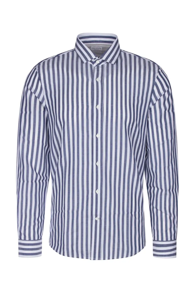 條紋襯衫，2萬3200元。品牌提供