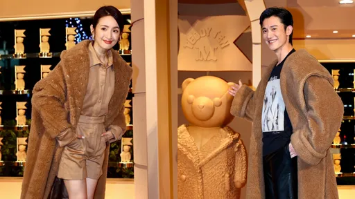 林依晨著43萬鑲鑽外套怕「手滑」 吳慷仁穿霸氣大衣自認顏值一般般