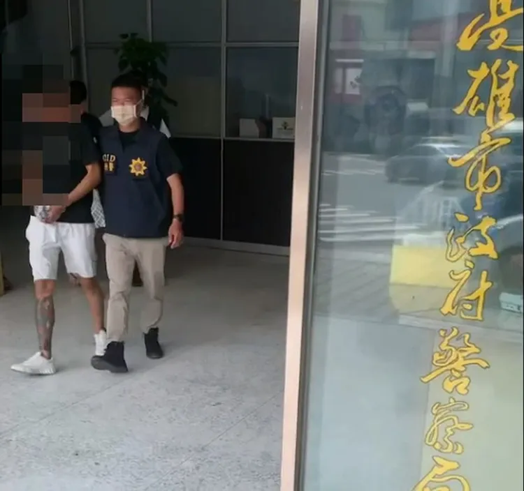 嫌犯移送高雄地檢署偵辦後遭收押。翻攝畫面
