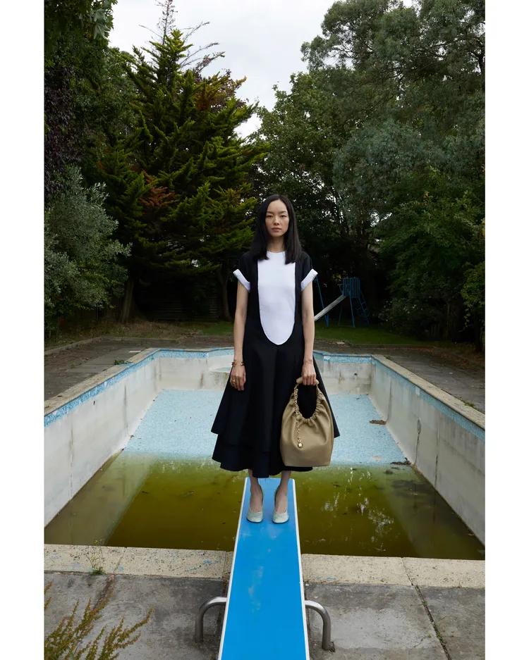 中國超模孫菲菲。品牌提供