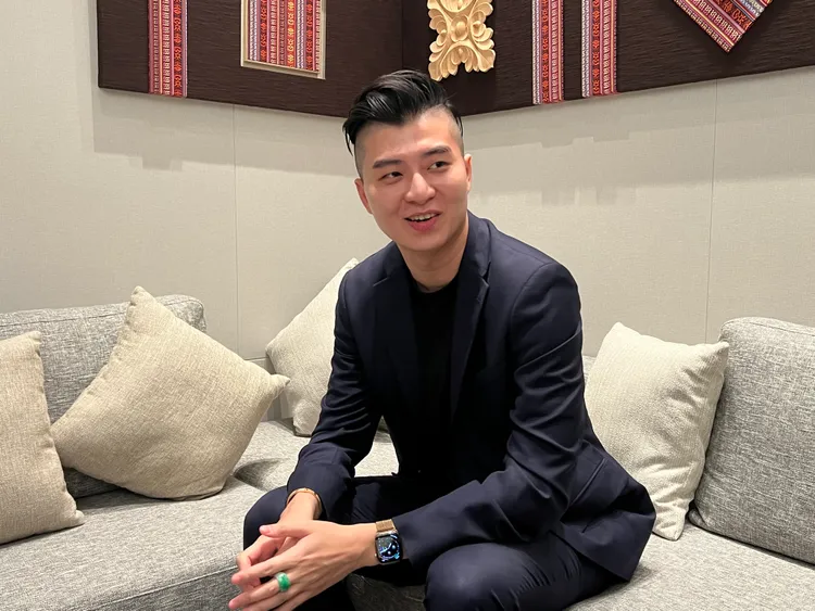 郡都集團總經理唐承表示，建案以相對平實價格優惠給客戶，讓VIP客群可買到高CP值房屋。葉家銘攝