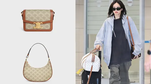 先別管瘋馬秀了!Lisa愛的CELINE印花包 奶茶色夢幻新登場