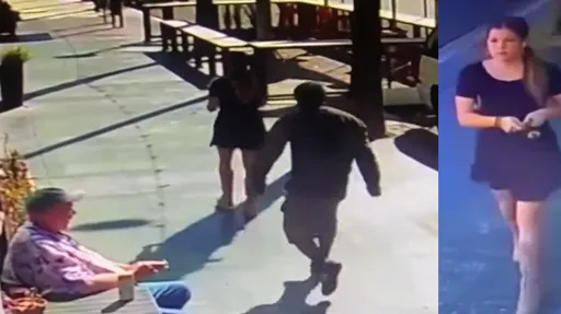 1秒片!惡男光天化日性侵短裙美女 當街脫褲然後就逃走了