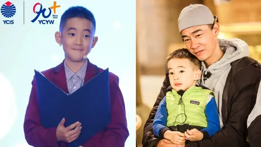 陳小春兒子念國際學校年花百萬  主持校慶普通話比老爸標準