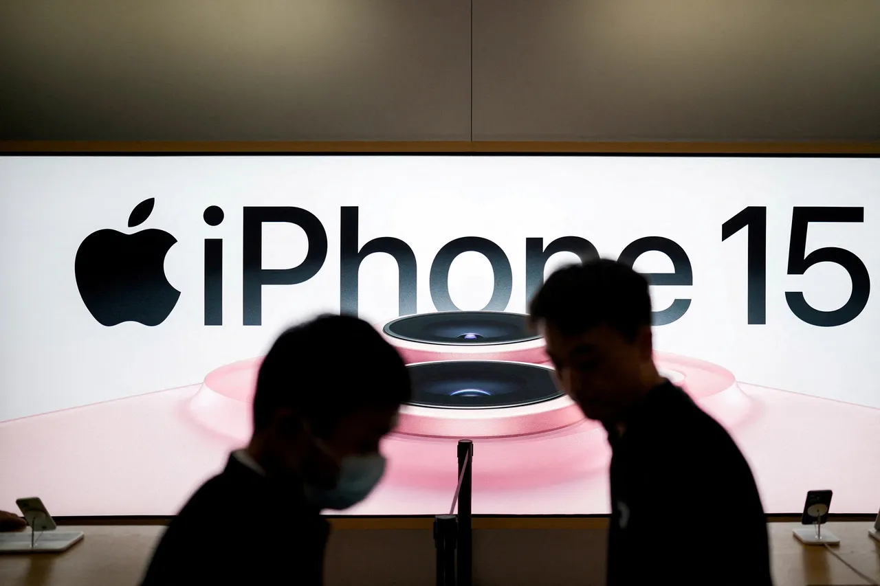 上海的Apple專賣店。路透社