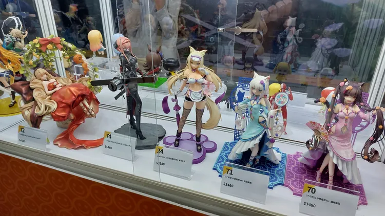 高雄國際動漫節攤位商品。凃建豐攝