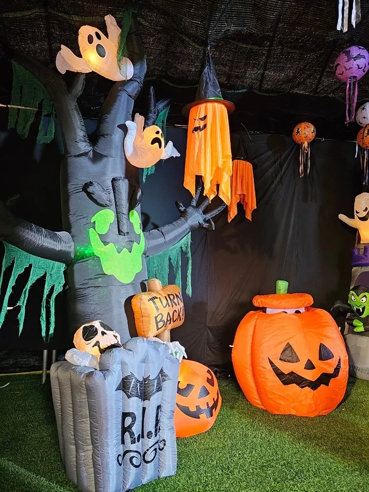 活動現場結合萬聖節慶。農業局提供