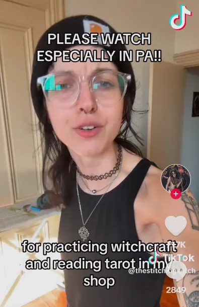 勞倫斯在社群平台談論被警察找上門的經過。翻攝TikTok/Beck Lawrence 