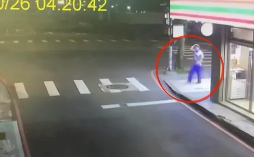 借錢未果自殘後拿榔頭搥超商店員出氣 新店男犯案落跑畫面曝光