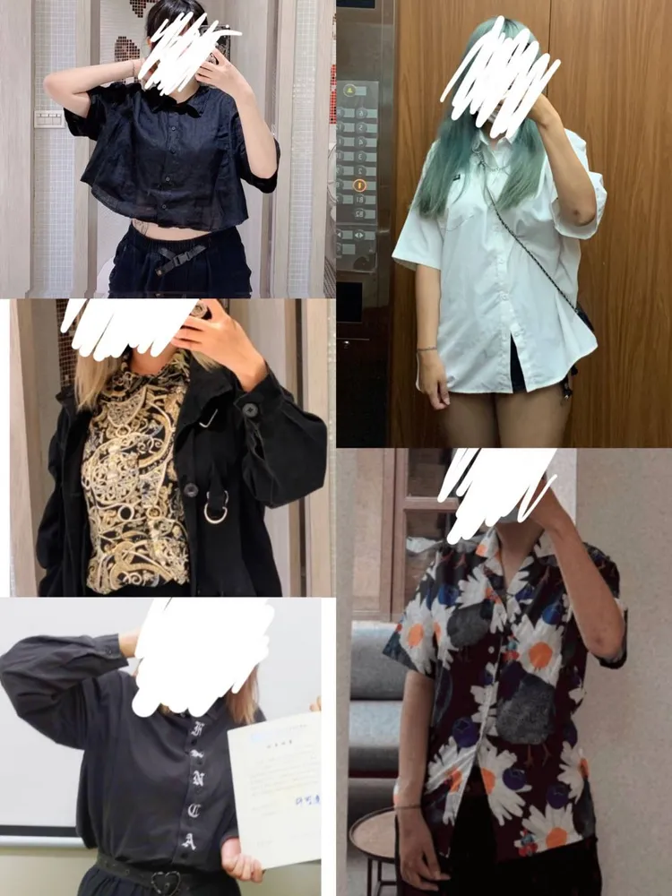 原PO因為胸部大，過去只能買寬鬆版型的襯衫。翻攝《Dcard》論壇