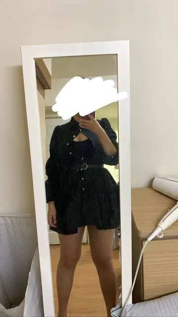 結果回家一試穿馬上GG。翻攝《Dcard》論壇