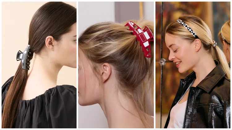 髮飾運用蒙德里安著名的幾何色塊進行設計。品牌提供