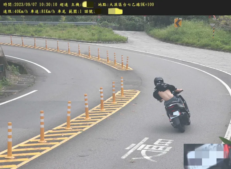 警方強調依法行政執法。桃園市警局交通大隊提供