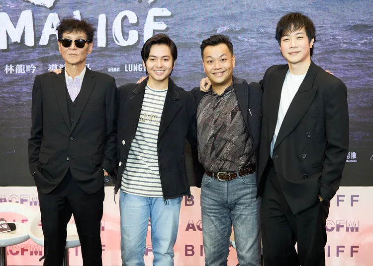 台灣導演林龍吟新片《惡潮》於釜山舉辦大型電影卡司發佈會。大島影像提供