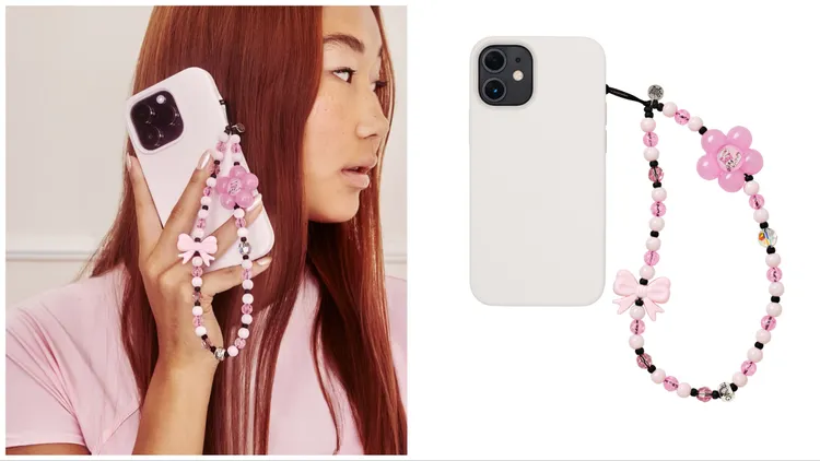Pink Ribbon手機鍊，2880元。品牌提供