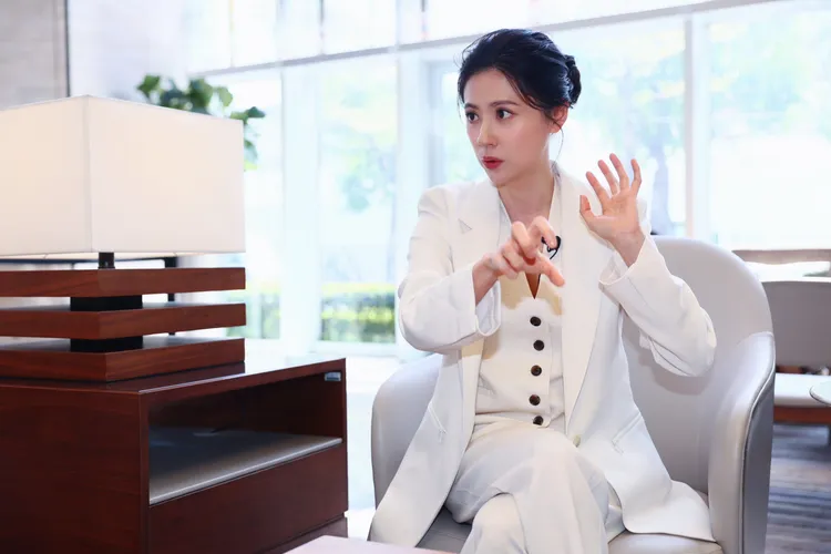 仙姑林予晞占卜到自己會入圍。彭欣偉攝