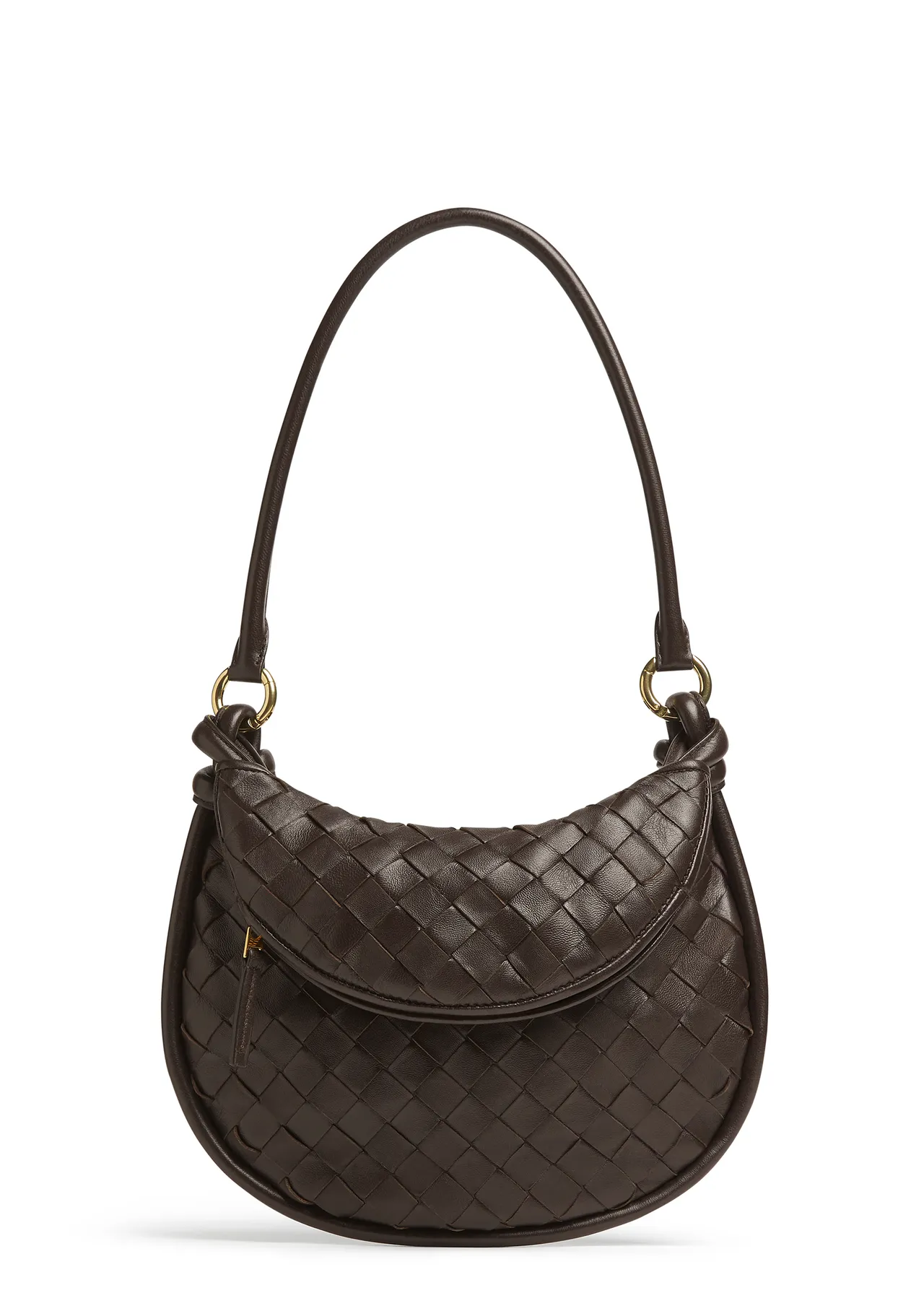 Gemelli编织皮革小型肩背包，10万7300元。品牌提供