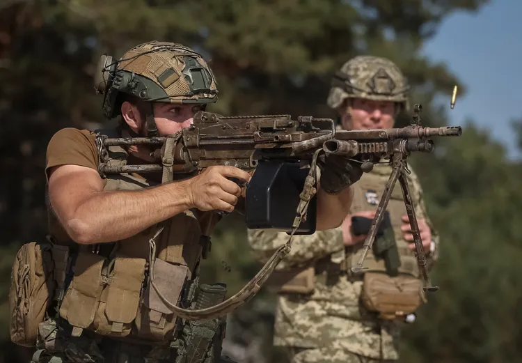 英國已經為2萬名左右的烏克蘭人提供軍事訓練。路透社
