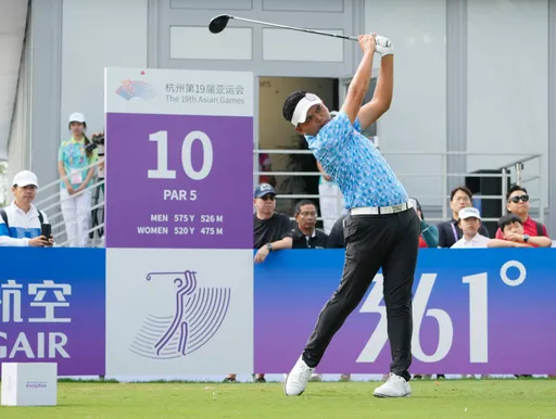 男子高爾夫洪健堯後9洞急拉尾盤 為台灣再進帳一面銅牌