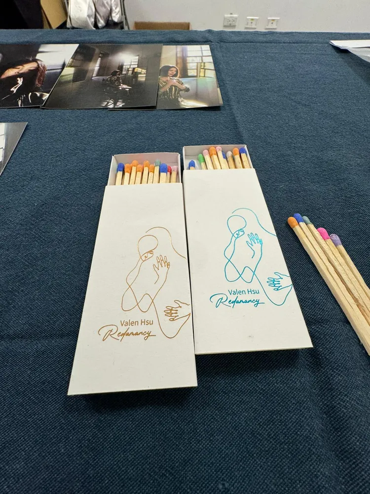 許茹芸周邊餘溫火柴組。娛樂中心攝