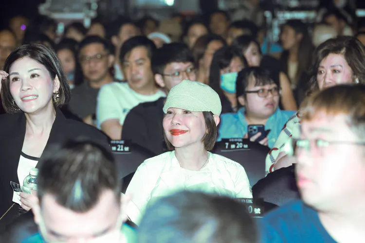 張清芳力挺許茹芸開唱。娛樂中心攝